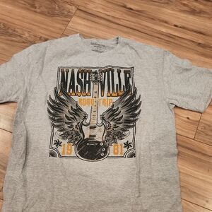 Rebellious One Gray Nashville Graphic Tee